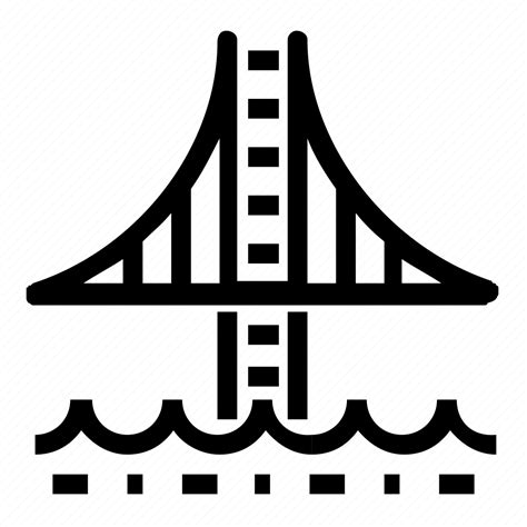 Bridge, gate, golden, america icon - Download on Iconfinder