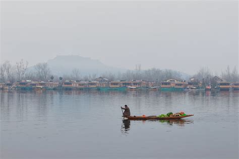 A Person on a Shikara at Dal Lake · Free Stock Photo