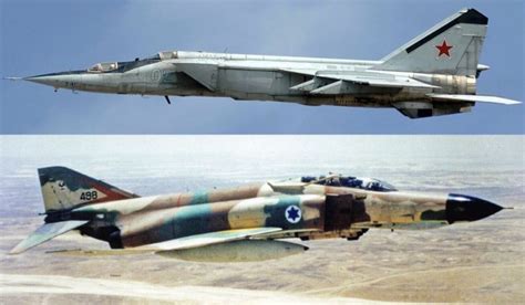 50 Years Ago the Soviets Took MiG-25s Up Against the Israel Air Force: Foxbats Demonstrated Near ...