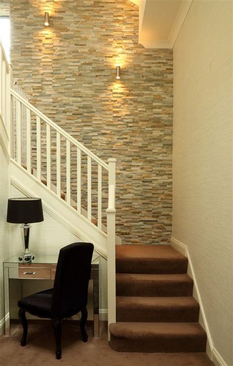 Wall Decor Along Stairs - Stairway wall decorating ideas staircase transitional with ... / The ...