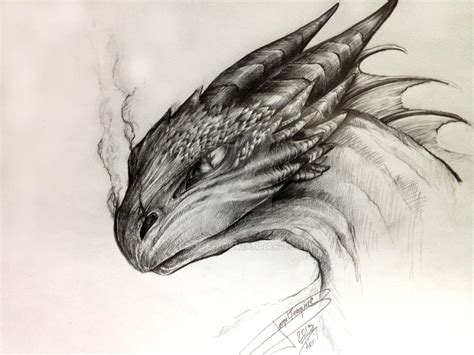 Dragon Drawing by Zerogeo on DeviantArt