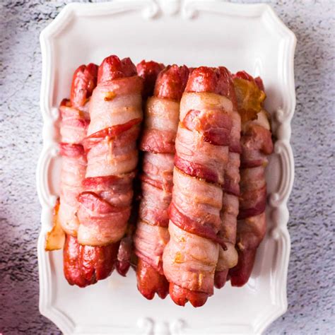 Bacon Wrapped Hot Dogs – 2 WAYS! • Food Folks and Fun