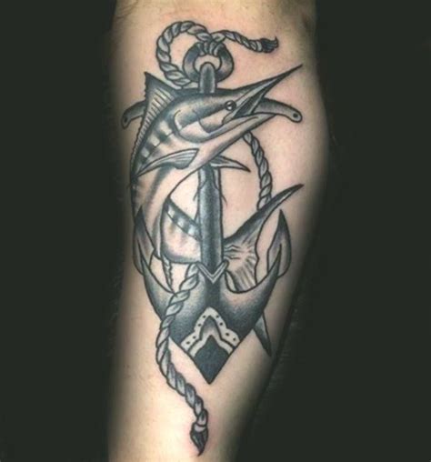 60 Marlin Tattoo Designs For Men - Fish Ink Ideas- Kay D. #Designs #fish #Ideas #Ink #Kay Che ...