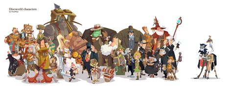 Discworld characters by PontPilat on Behance