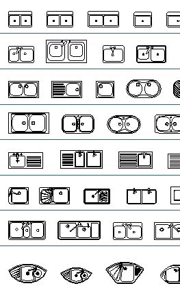 Kitchen Sink Section Cad Block | Wow Blog