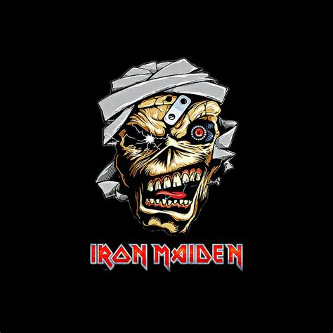 Best of Iron Maiden Band Logo Nongki #1 Digital Art by Marceline Aureli ...