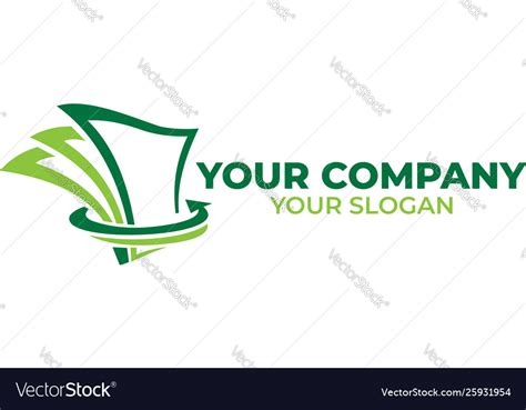 Loan money logo design Royalty Free Vector Image