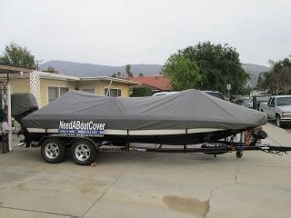 Sponsered Pro Bass Fisherman Custom Tow Cover For 23' Champion Boat in ...