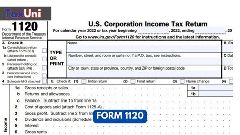 Form 1120 2024 - 2025