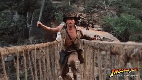 Indiana Jones Bridge GIFs - Get the best GIF on GIPHY