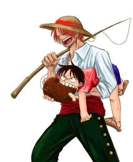 *Shanks & Luffy* - Red Hair Shanks Photo (35660329) - Fanpop