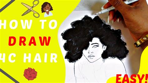 HOW TO DRAW 4C HAIR - YouTube