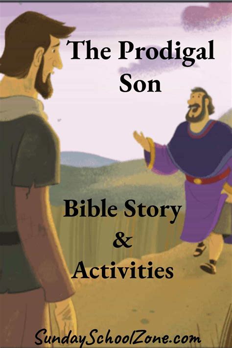 The Prodigal Son Archives - Children's Bible Activities | Sunday School Activities for Kids