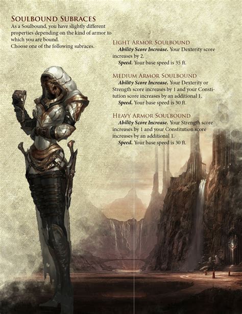 DnD 5e Homebrew — Soulbound Race by GreyPilgrim333