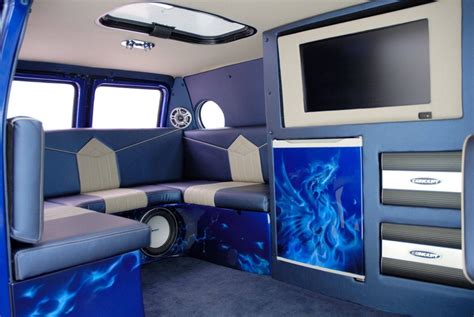 Custom Van Interior, Rv Interior, Chevrolet Van, Chevy Vans, Car Audio Installation, Jacked Up ...