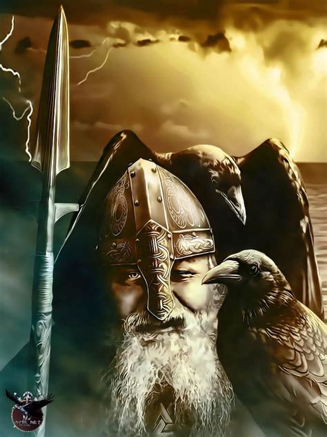 Odin by thecasperart on DeviantArt | Viking art, Fantasy warrior, Vikings