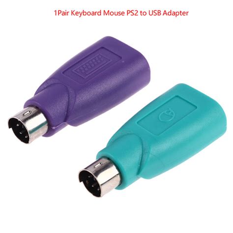 2Pcs Keyboard Mouse PS2 PS/2 To USB Adapter Converter For Usb Keyboard Mouse | Lazada PH