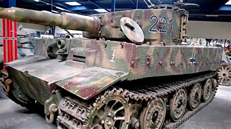 Surviving Tiger I Ausf. E Heavy Tank panzerkampfwagen VI - Restored WW2 German Tank Photos