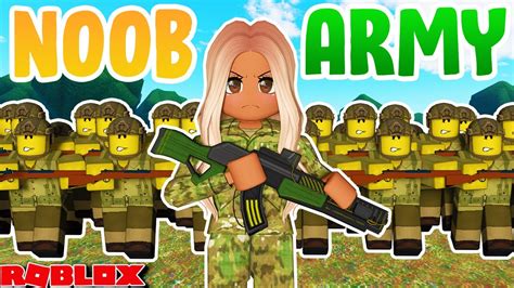 ⚔️ CREATING MY OWN NOOB ARMY ON ROBLOX 🎖️ | Noob Army Tycoon 🔫 - YouTube