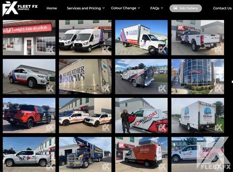 Picture Gallery Of Finished Jobs - Fleet FX Graphics