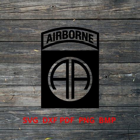 82nd Airborne Logo SVG Dxf Svg Pdf Png Bmp Cut Files | Etsy