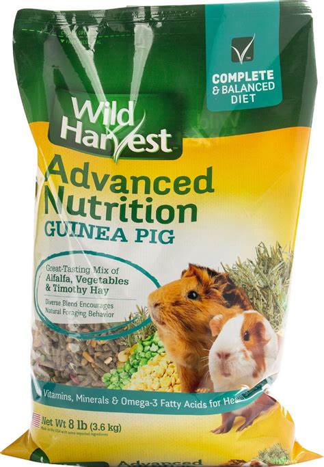 WILD HARVEST Advanced Nutrition Complete & Balanced Diet Guinea Pig Food, 8-lb bag - Chewy.com