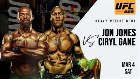 UFC 285 Live Stream Free : Watch ‘Jon Jones vs Cyril Gane MMA Full Fight’ TV Channel, UK Start ...