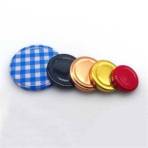 wholesale 82mm metal jar lids rubberized lids for canning jars