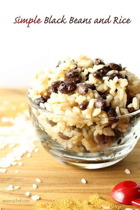 Easy Black Beans and Rice Recipe - The Weary Chef