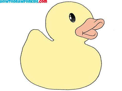 How to Draw a Rubber Duck - Easy Drawing Tutorial For Kids