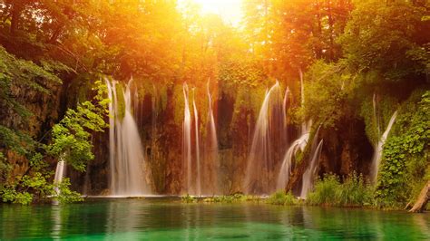 Waterfall Plitvice Lakes National Park Croatia UHD 4K Wallpaper | PIxelz