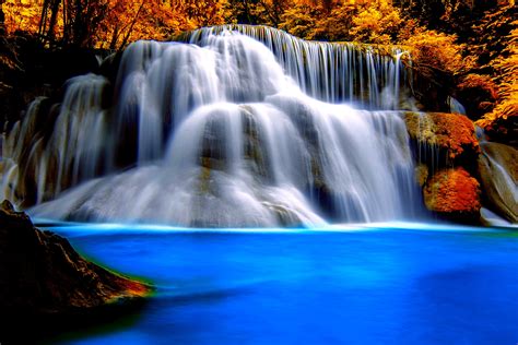 waterfall, River, Landscape, Nature, Waterfalls, Autumn Wallpapers HD ...