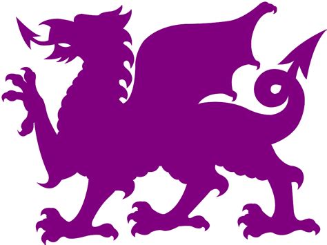 Welsh Dragon Silhouette | Free vector silhouettes