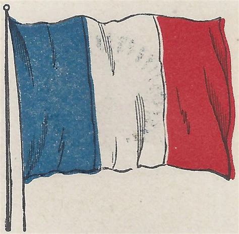 Tricolor Flag of the French Republic Flag Drawing, Line Drawing, Vision Board, Mood Board ...