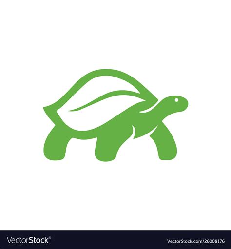 Tortoise - logo template Royalty Free Vector Image