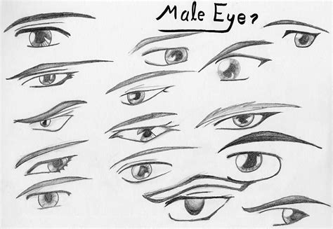 How to Draw Eyes Anime Boy Easy - Martin Bleffir