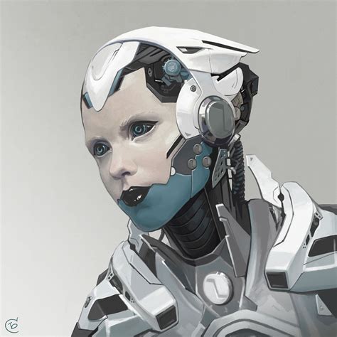 Cyborg female by lance wilkinson – Artofit