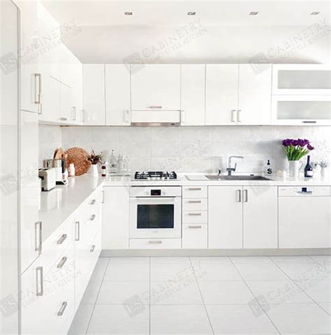 Modern White Gloss Kitchen Cabinets | Besto Blog