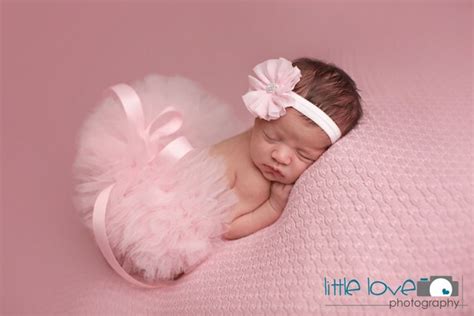 LIGHT PINK Newborn Tutu and Headband Pink Tutu Set Newborn