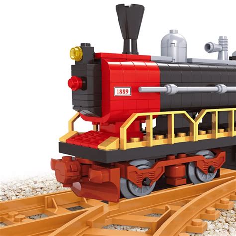 406 PCS Classical Train,Vintage Railway Train Toy,3D Puzzle Building ...