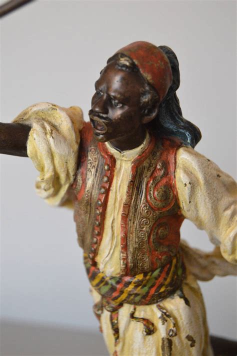 Franz Xavier Bergmann - Moorish Warrior, Bronze Sculpture at 1stdibs