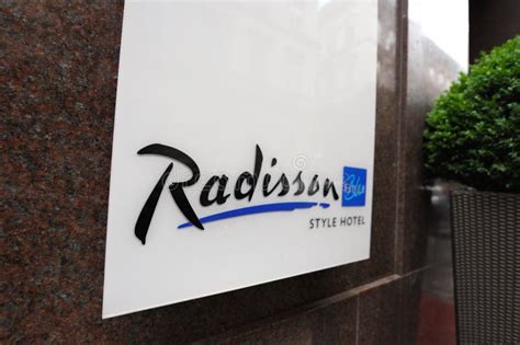 Radisson Blu hotel logo editorial image. Image of austria - 23675315