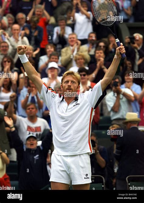 Boris becker second wimbledon victory hi-res stock photography and images - Alamy