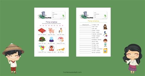 Pang-angkop - HuntersWoodsPH Filipino Video and Worksheets