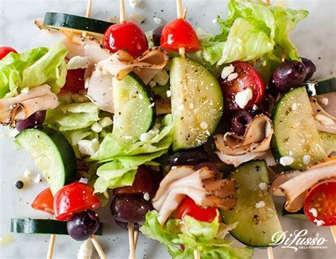 Greek Salad Skewers - Di Lusso Deli