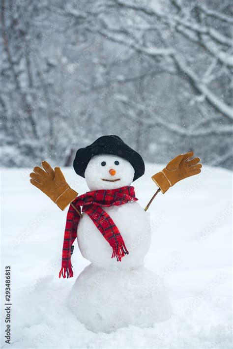 Winter Snowman Wallpaper