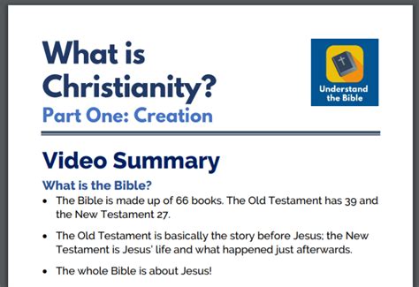 What is Christianity? Study Guide now available - Understand the Bible