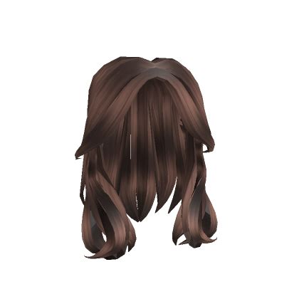 Brown Flowy Hair - Roblox | Flowy hair, Black hair roblox, Hair