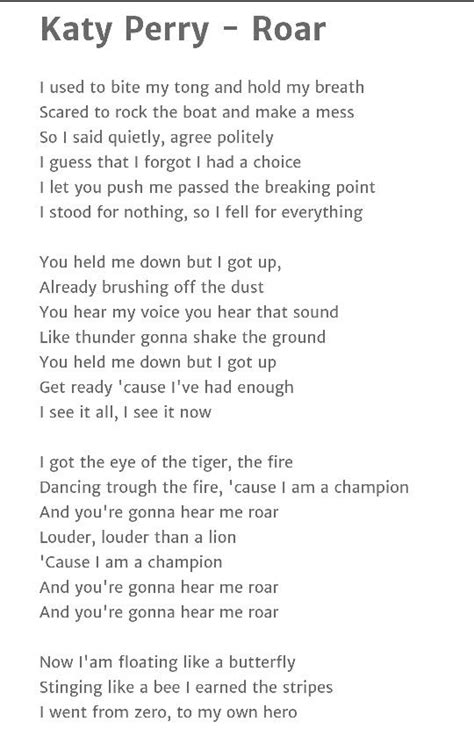 Katy perry all songs lyrics - jobsvast