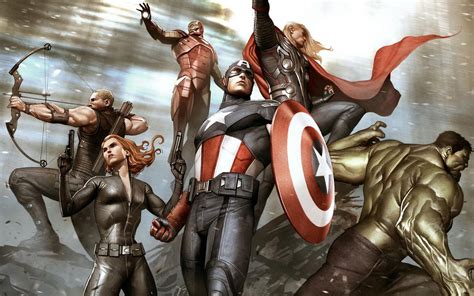 Avengers Marvel Comics Artwork Wallpaper,HD Superheroes Wallpapers,4k Wallpapers,Images ...